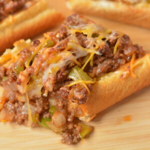 slices of sloppy joe texas toast