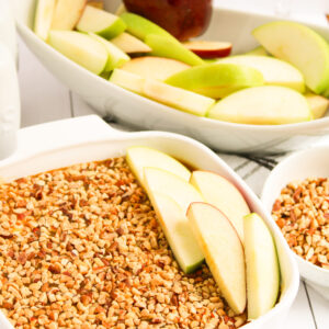 caramel and apples combined into a Fall dip for any occasion.