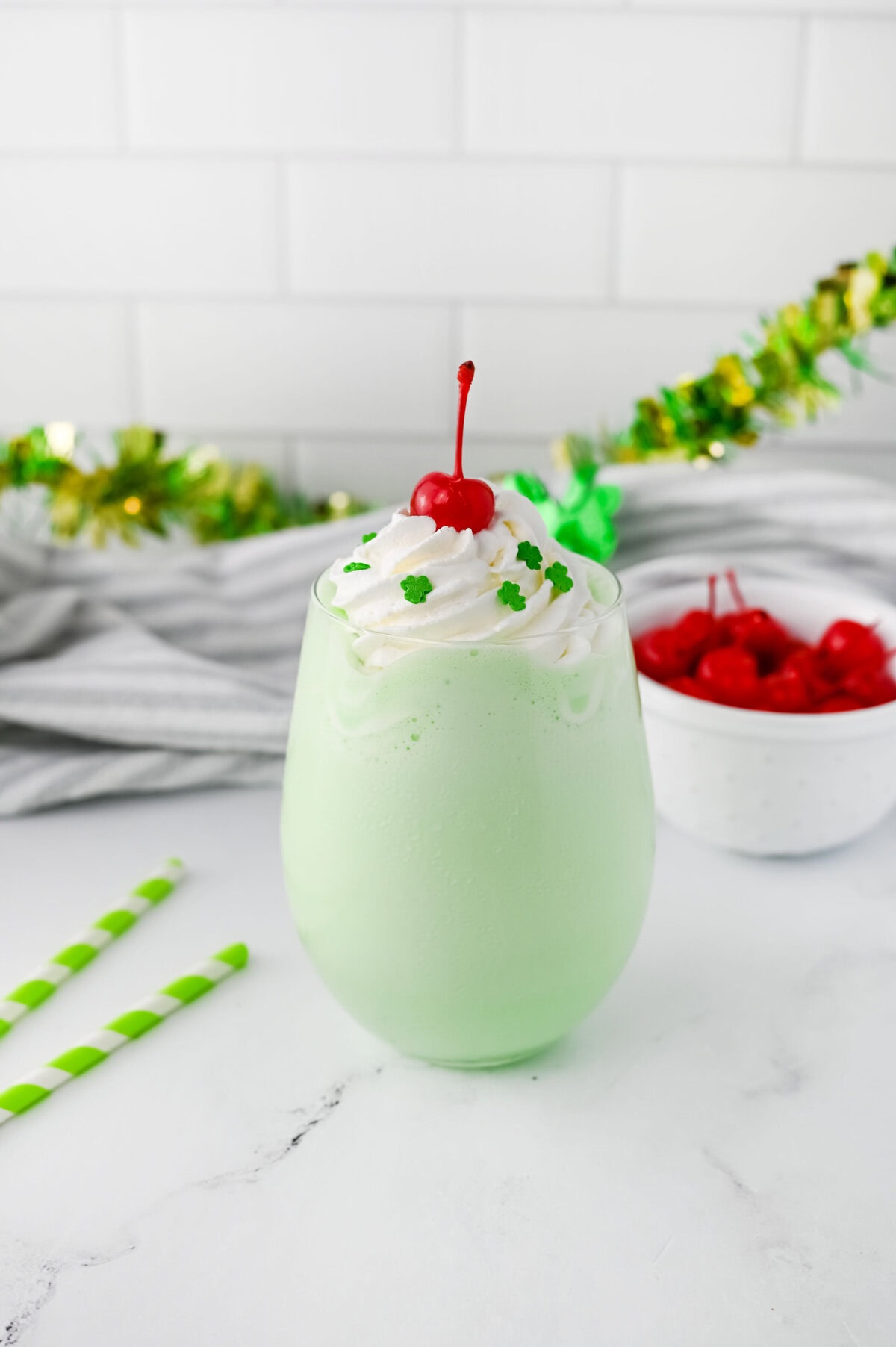 Homemade Shamrock Shakes