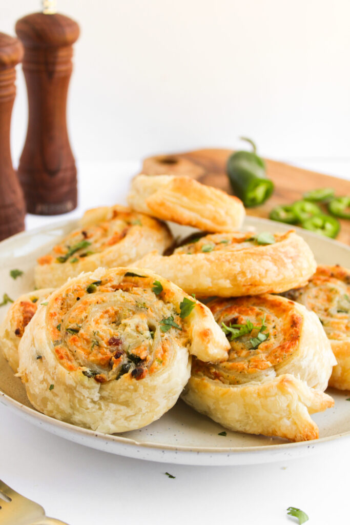 baked pinwheels with a creamy jalapeno filling.