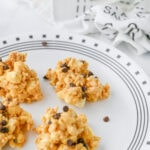 a plate of homemade Avalanche Cookies.