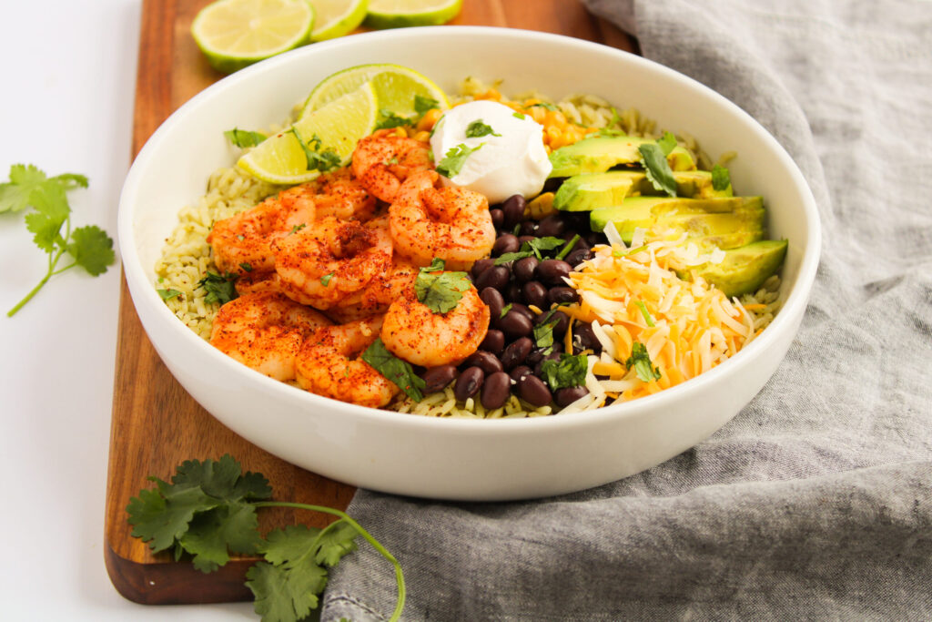 a seafood meal made in under 30 minutes for a quick meal option.