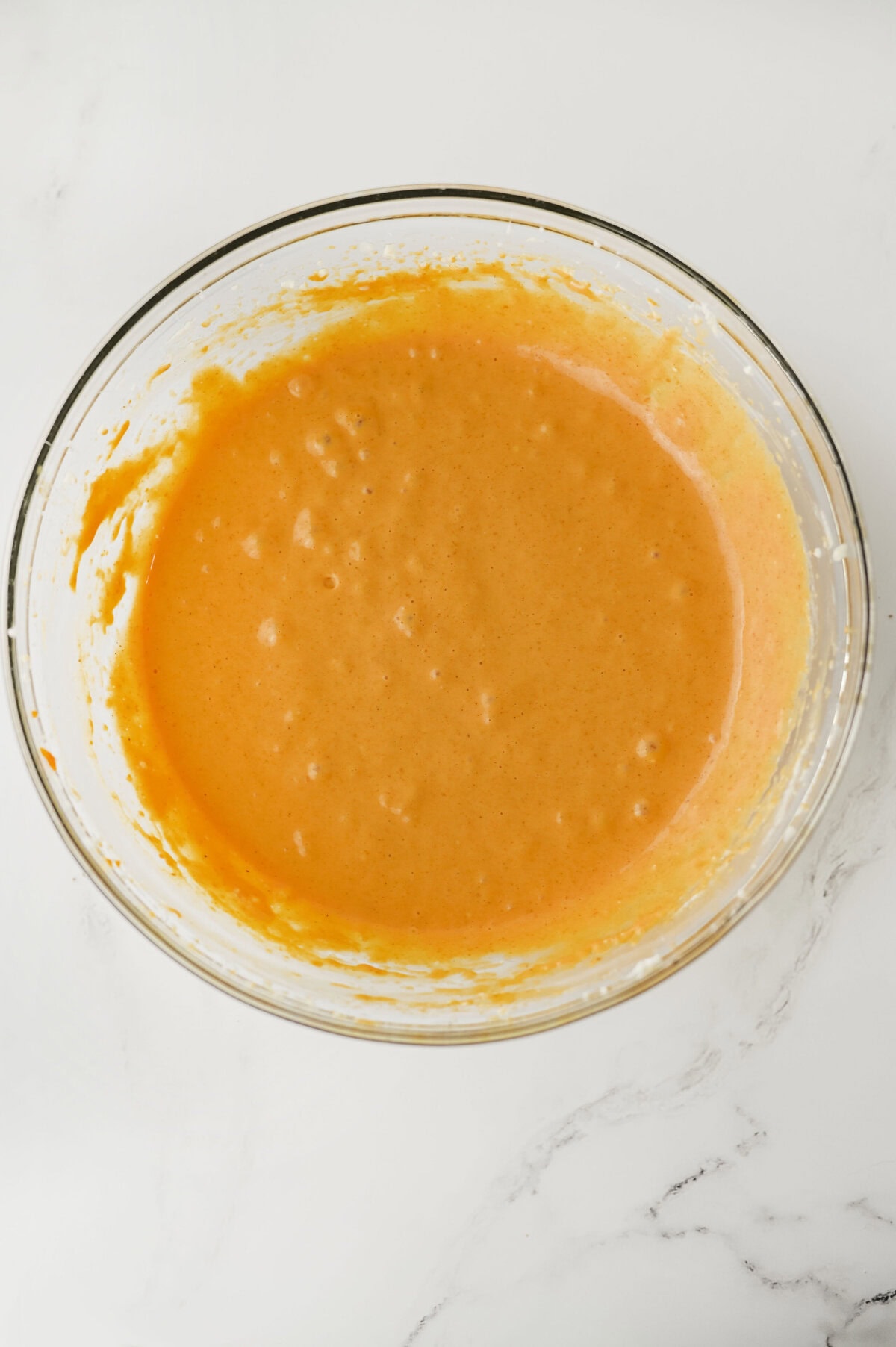 a pumpkin cream cheese mixture made for swirling into brownies.