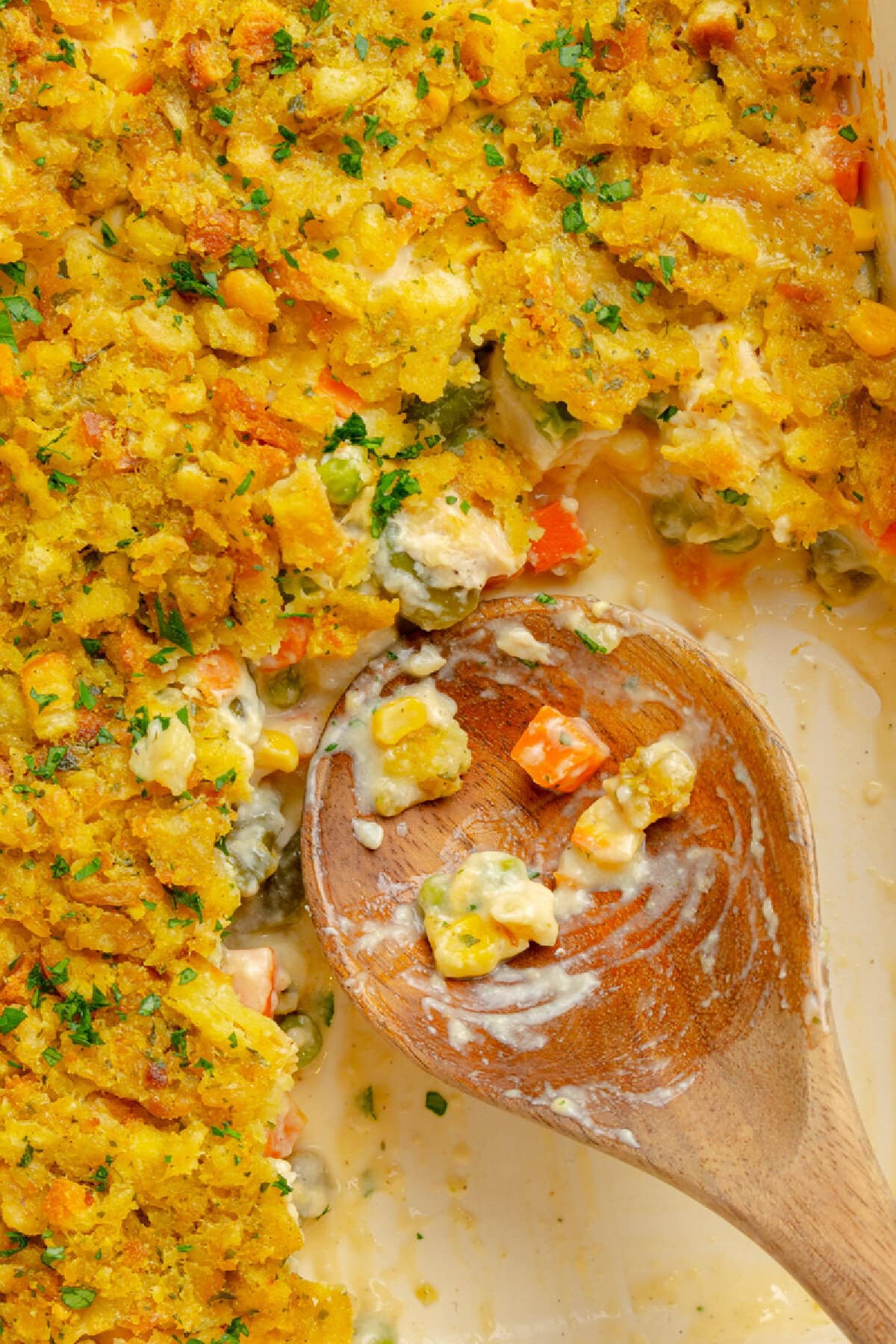 Chicken and Stuffing Casserole Recipe-image