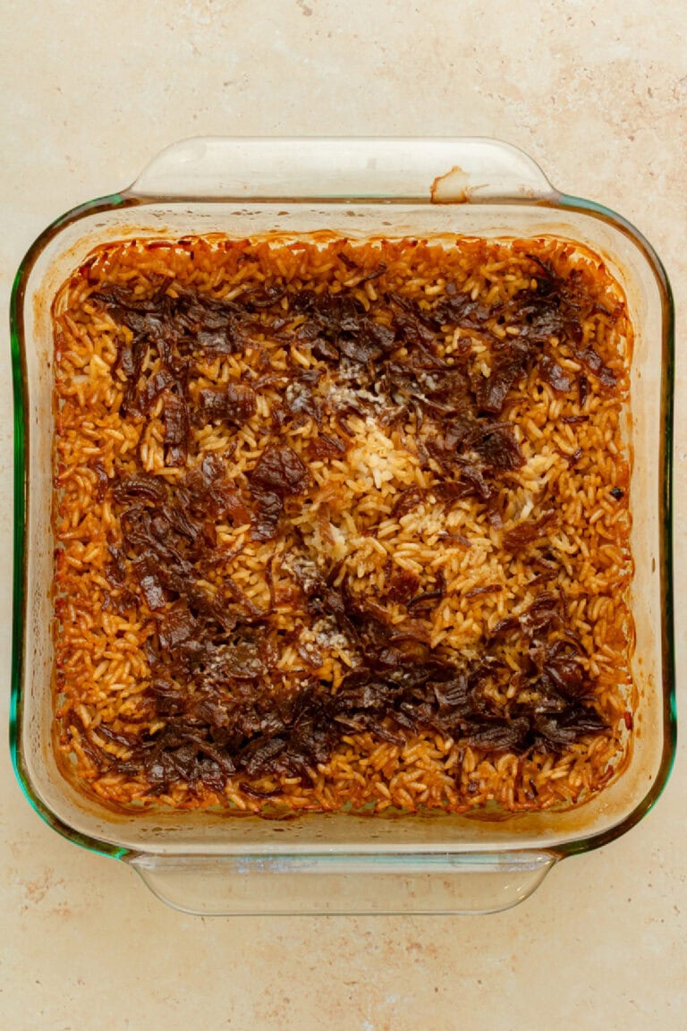 Onagerie Rice French Onion Rice - The Cookin Chicks