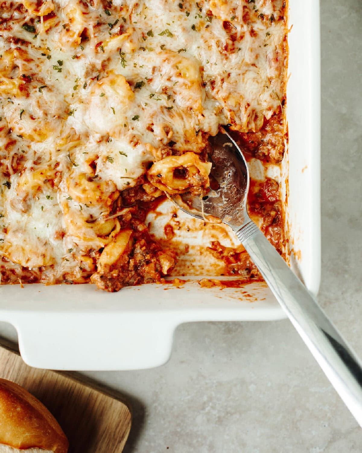 Easy Tortellini Bake with Cream Cheese