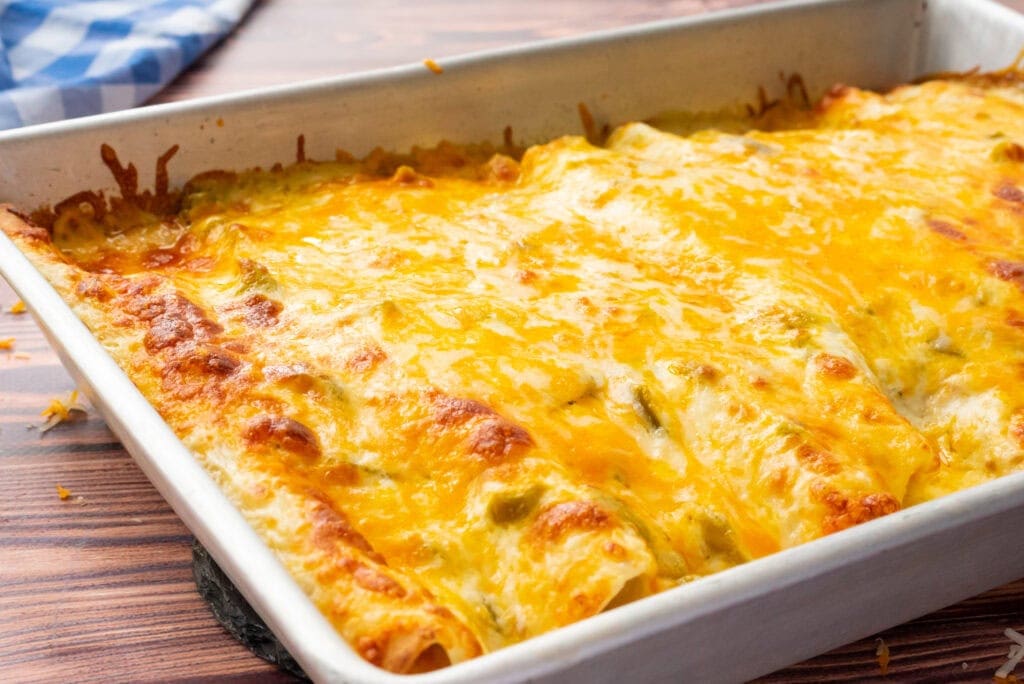Sour Cream Chicken Enchiladas