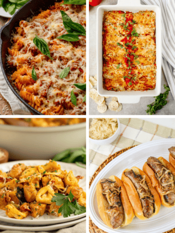 A collection of dinners for meal planning.