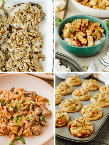 Weekly Meal Plan #18 with five easy family dinner ideas for October