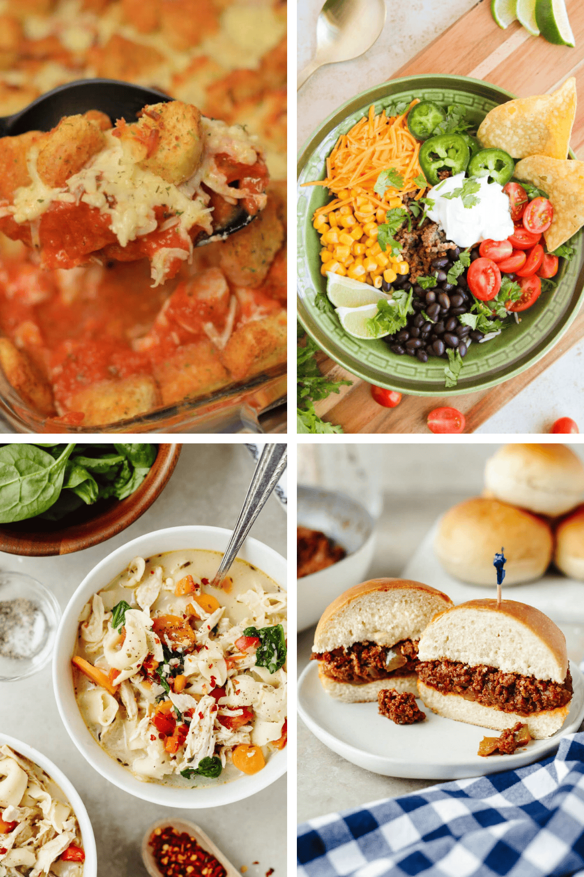 Weekly Meal Plan #22 featuring five easy family dinner recipes for November.